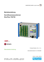 Betriebsanleitung | NivuFlow 750 / NivuFlow 700 (Rev. 03)