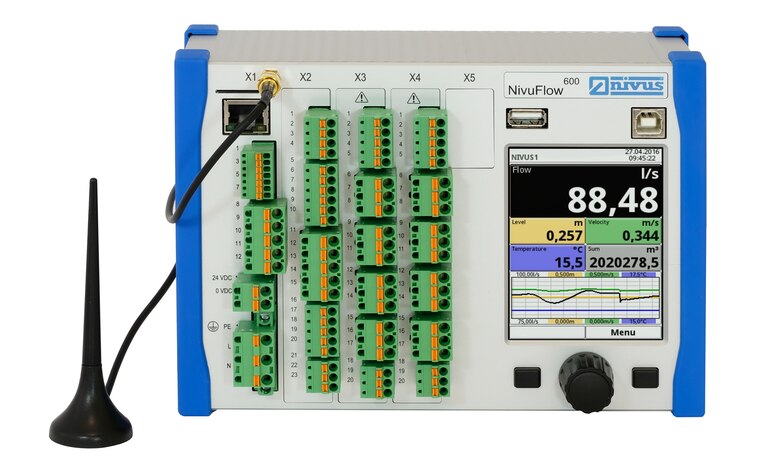 NivuFlow Durchflussmessgerät mit IoT-Funktion NivuFlow Durchflussmessgerät mit IoT-Funktion