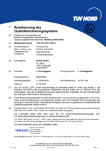 ATEX Zertifikat